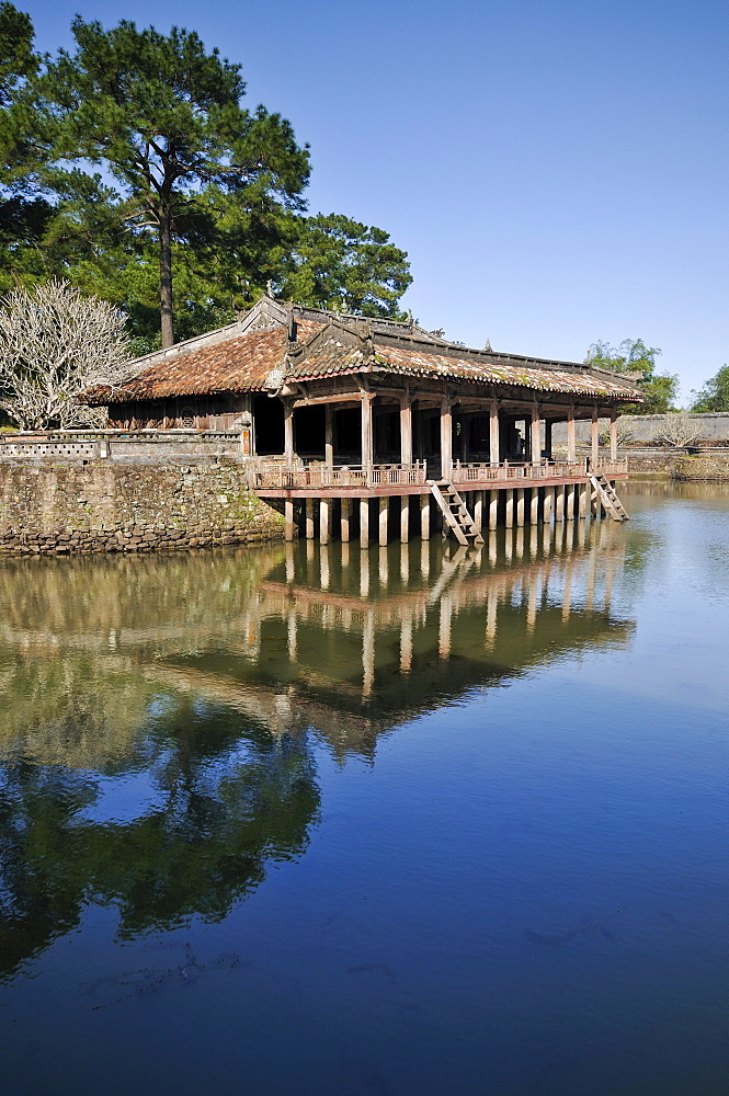 Teahouse, Emperor Lang Tu Duc Mausoleum, Hue, UNESCO World Heritage Site, North Vietnam, Vietnam, Southeast Asia, Asia