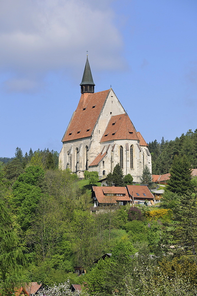 Gothic Wolfgangskirche church, Kirchberg, Lower Austria, Austria, Europe