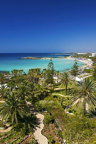 Nissi Beach in Ayia Napa, Southern Cyprus, Cyprus