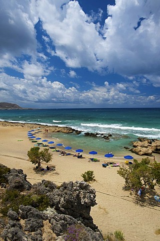 Falasarna beach, west coast, Crete, Greece, Europe