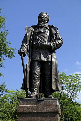 Memorial of Dr. Karl Heine, Leipzig, Saxony, Germany, Europe