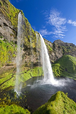 Seljalandsfoss waterfall, southern Iceland, Europe