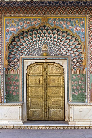 City Palace Jai Singh II, Jaipur, Rajasthan, India, Asia