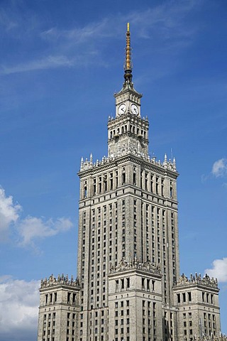 Palace of Culture and Science, Warsaw, Poland, Europe