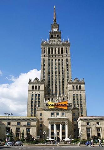 Palace of Culture and Science, Warsaw, Poland, Europe