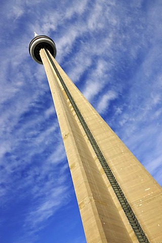 CN Tower, the landmark of Toronto, Ontario, Canada, North America