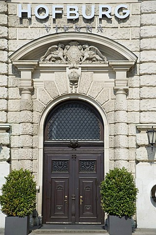 Portal, Heroes' Square, Hofburg Imperial Palace, Vienna, Austria, Europe