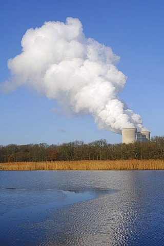 Nuclear power plant Grafenrheinfeld, Lower Franconia, Bavaria, Germany, Europe