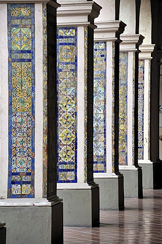 Cloister of the Dominican convent of Nuestra Senora del Rosario, Lima, UNESCO World Heritage Site, Peru, South America