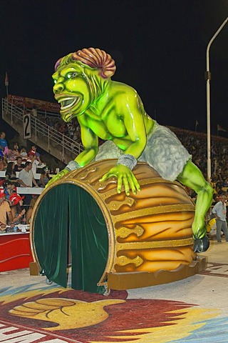 Float at the Gualeguaychu Carnival, Entre Rios Province, Argentina, Latin America