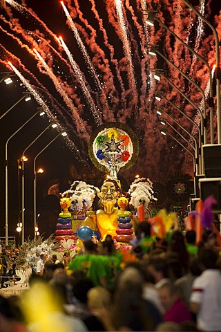 Float at the Gualeguaychu Carnival, Entre Rios Province, Argentina, Latin America