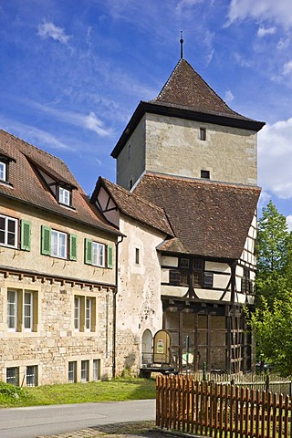 Monastery and palace of Bebenhausen, Tuebingen, Swabian Alb, Baden-Wuerttemberg, Germany, Europe