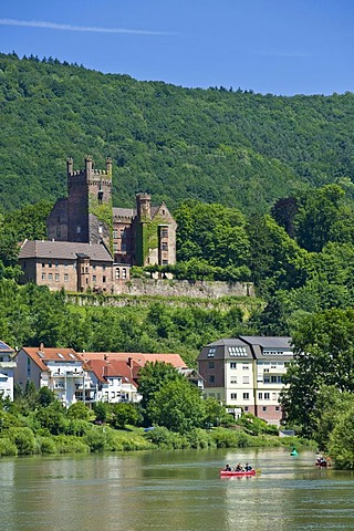 Mittelburg Castle, Neckarsteinach, Neckar Valley-Odenwald nature park, Hesse, Germany, Europe