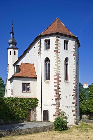 Tempelhaus former palace, now a church, Neckarelz district, Mosbach, Odenwald, Rhein-Neckar-Kreis district, Baden-Wuerttemberg, Germany, Europe