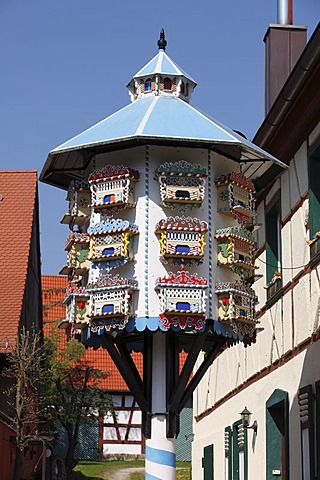 Dovecote, Hetzles, Franconian Switzerland, Upper Franconia, Franconia, Bavaria, Germany, Europe