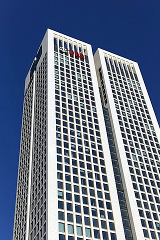 OpernTurm Tower with the Swiss UBS AG, Westend, Financial District, Frankfurt am Main, Hesse, Germany, Europe