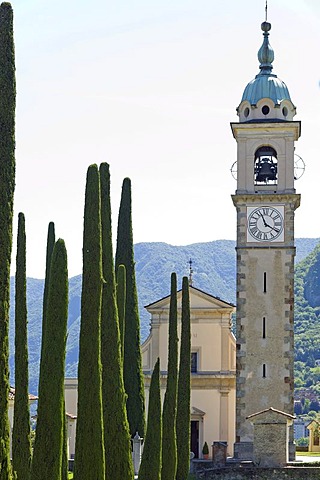 Church of Montagnola, Ticino, Switzerland, Europe