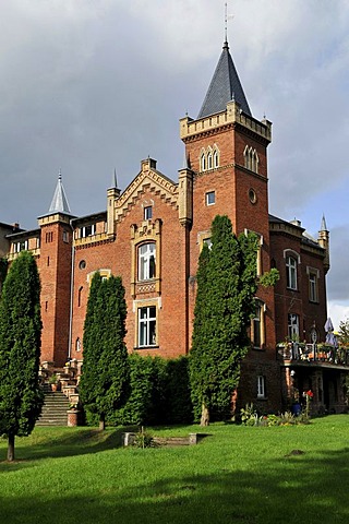 Former Hoppenrade Manore House near Guestrow, Mecklenburg-Western Pomerania, Germany, Europe