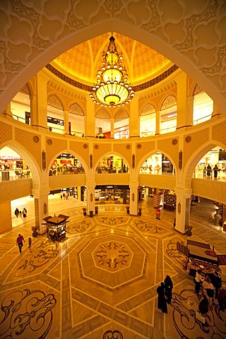 Arab style in the Dubai Mall in Dubai, United Arab Emirates, Middle East, Asia