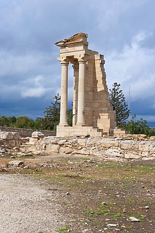 Apollon Hylates temple ruins, Kourion, Cyprus