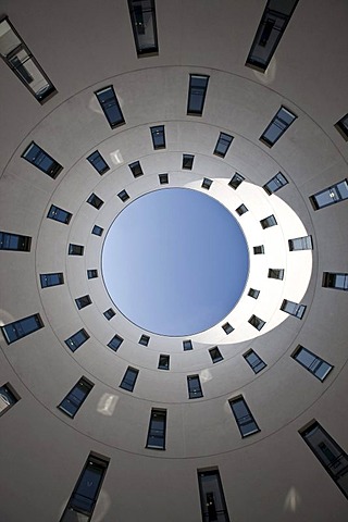 Nokia building, inner courtyard, Munich, Bavaria, Germany, Europe