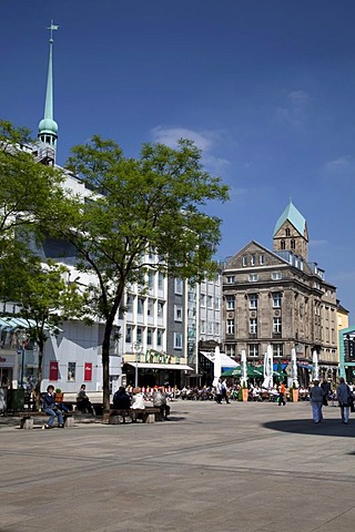 Alter Markt square, Dortmund, Ruhr area, North Rhine-Westphalia, Germany, Europe