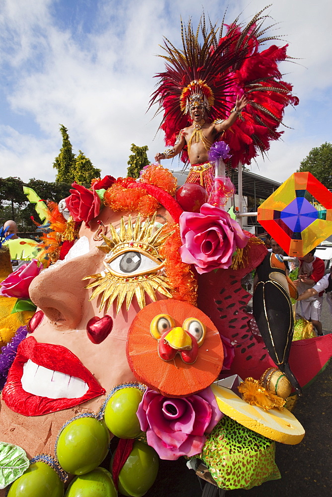 Float in the Notting Hill Carnival, Notting Hill, London, England, United Kingdom, Europe