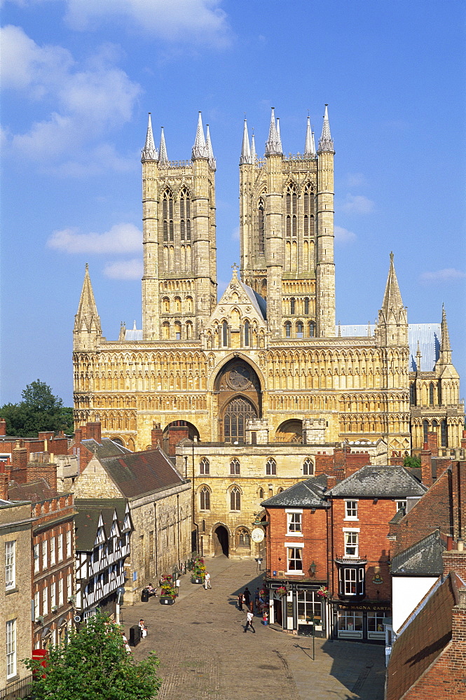 Lincoln Cathedral, Lincoln, Lincolnshire, England, United Kingdom, Europe