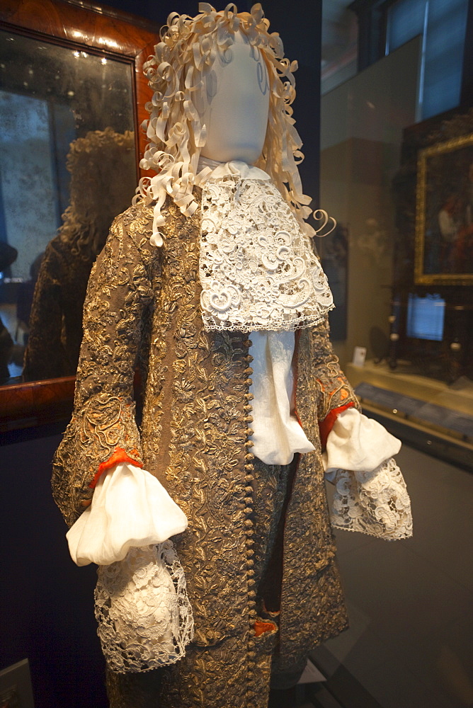 Wedding suit worn by James II in 1673, Victoria and Albert Museum, London, England, United Kingdom, Europe