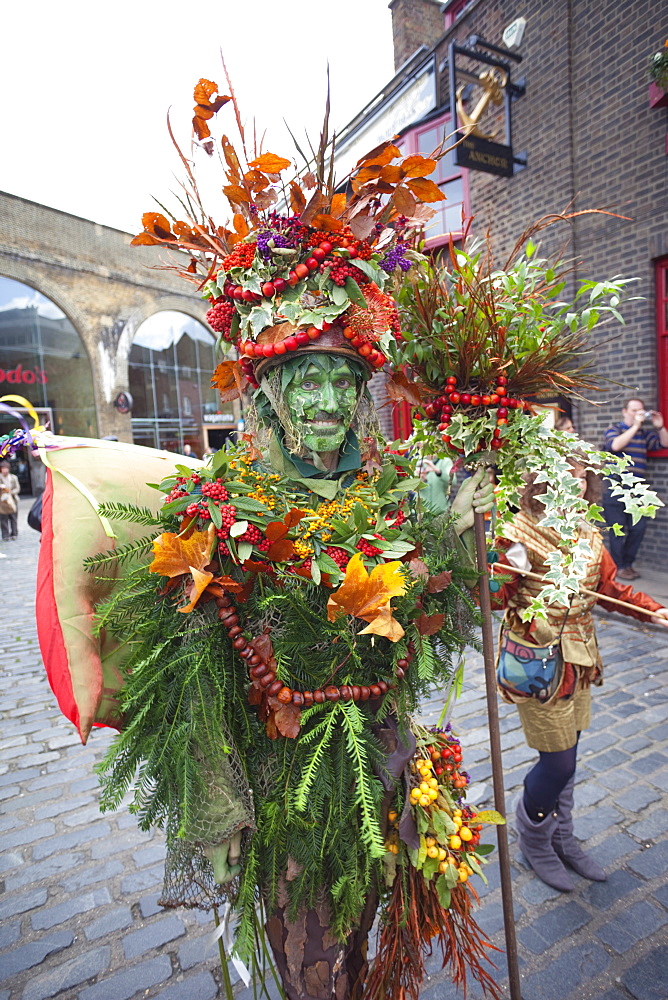 The Berryman, Autumn Harvest Festival Parade, Southwark, London, England, United Kingdom, Europe