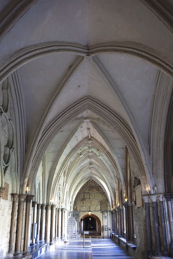 The Cloisters, Westminster Abbey, London, England, United Kingdom, Europe