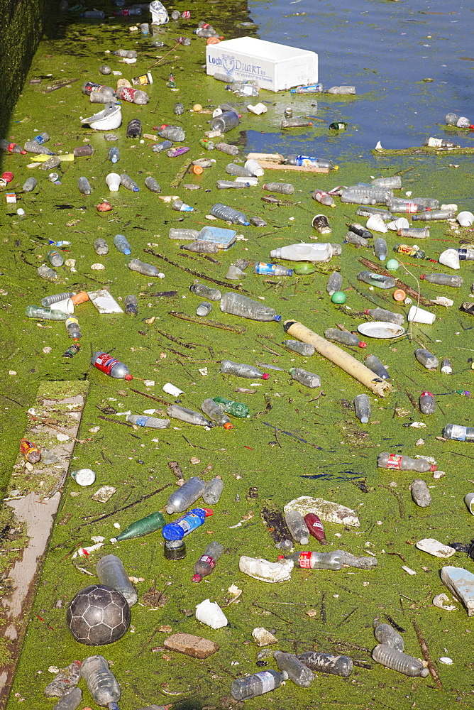 Pollution in the River Thames, London, England, United Kingdom, Europe