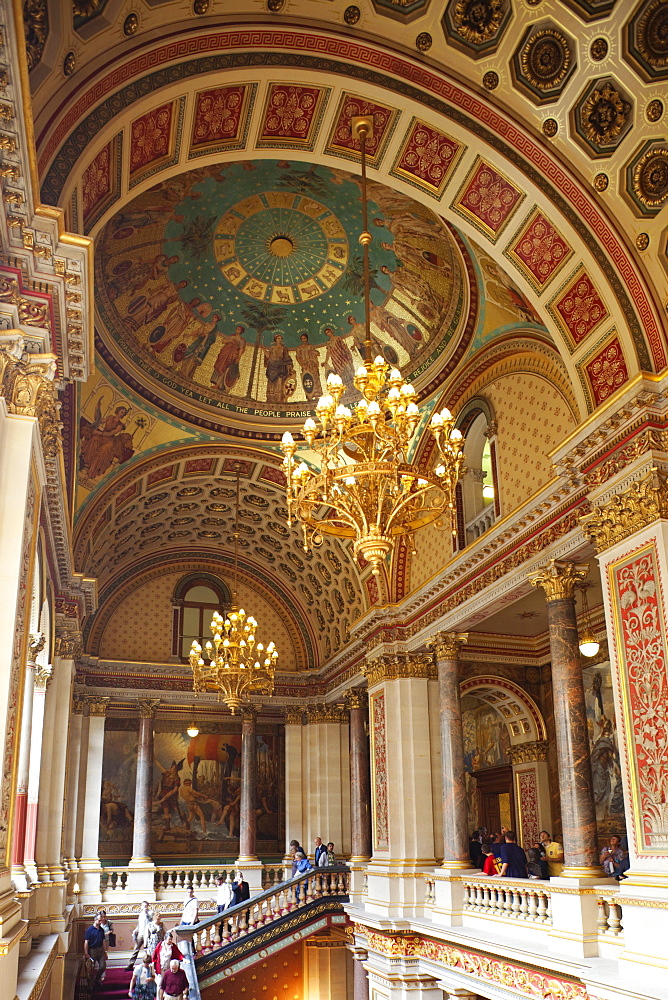 The Great Stairway, Foreign Office, Whitehall, London, England, United Kingdom, Europe