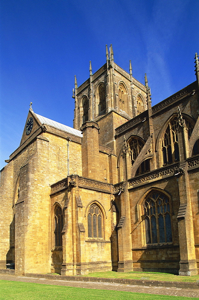 Sherborne Abbey, Sherborne, Somerset, England, United Kingdom, Europe