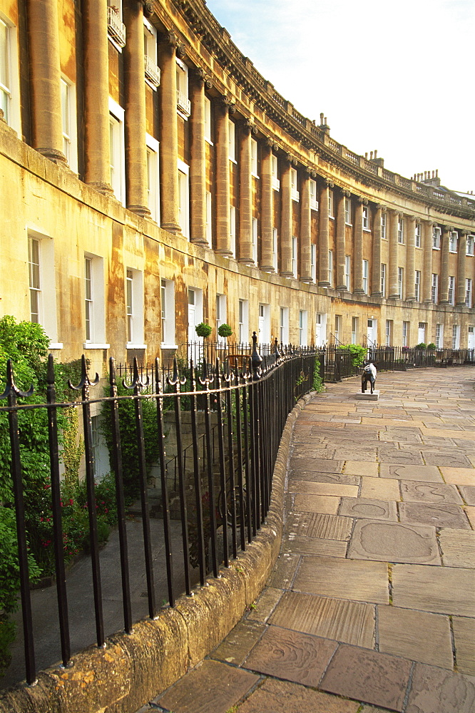 Royal Cresent, Bath, UNESCO World Heritage Site, Somerset, England, United Kingdom, Europe