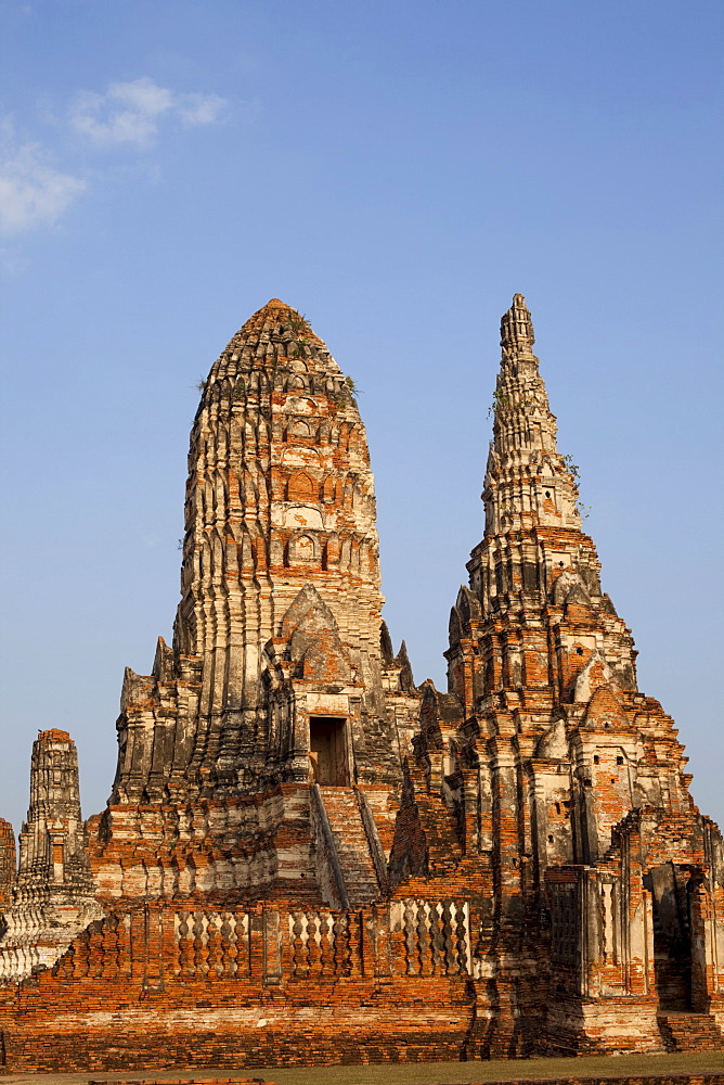 Wat Chai Wattanaram, UNESCO World Heritage Site, Ayutthaya Historical Park, Ayutthaya, Thailand, Southeast Asia, Asia