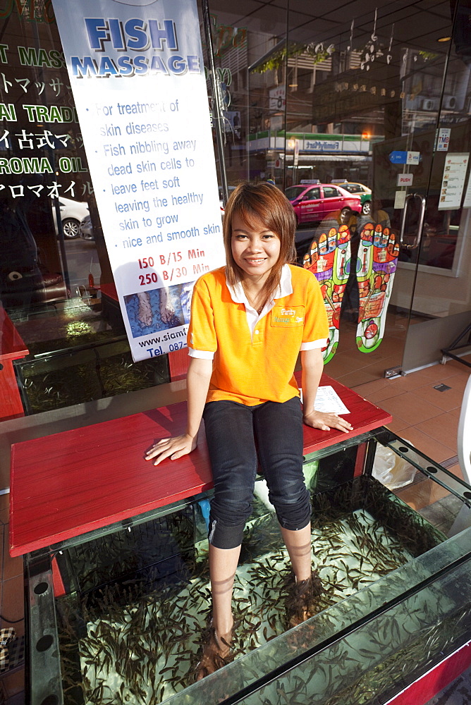 Fish Massage Parlour, Bangkok, Thailand, Southeast Asia, Asia