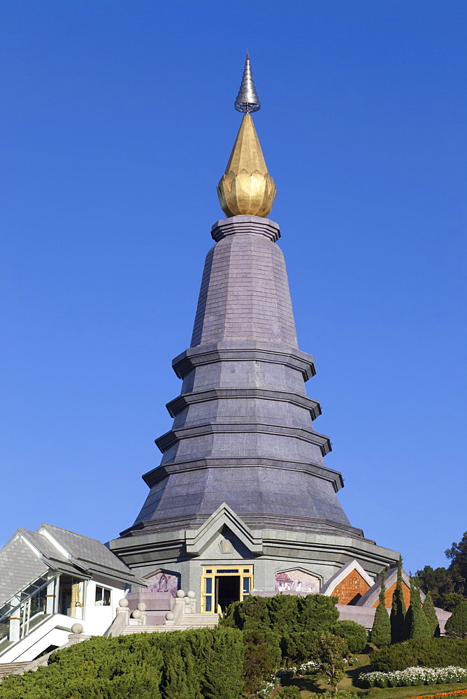 Phra Mahathat Napaphon Bhumisiri Chedi, Doi Inthanon National Park, Chiang Mai, Thailand, Southeast Asia, Asia