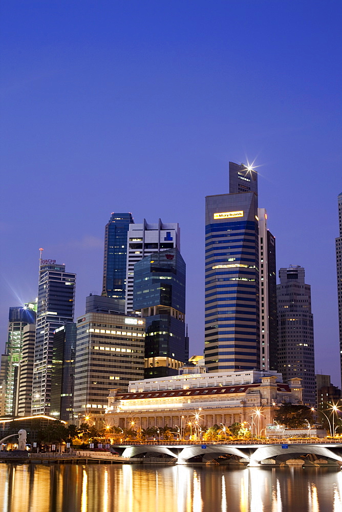 City skyline, Singapore, Southeast Asia, Asia