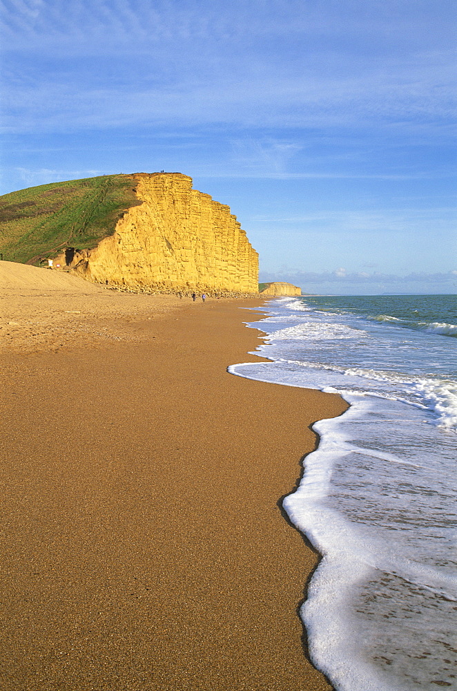 Cliffs at West Bay, Dorset, England, United Kingdom, Europe