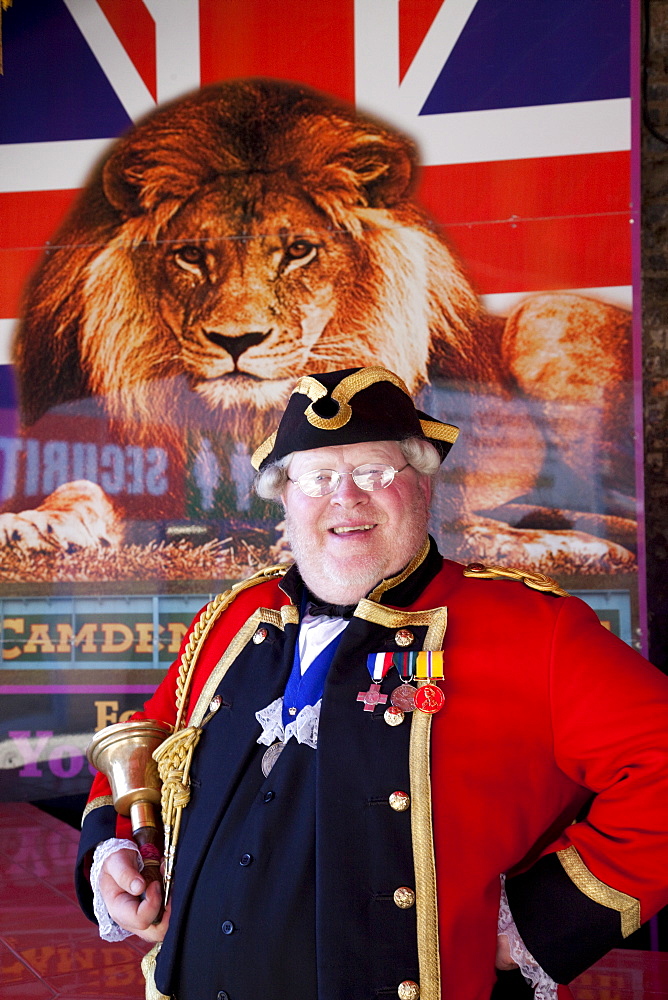 Alan Myatt, Town Crier, Camden, London, England, United Kingdom, Europe