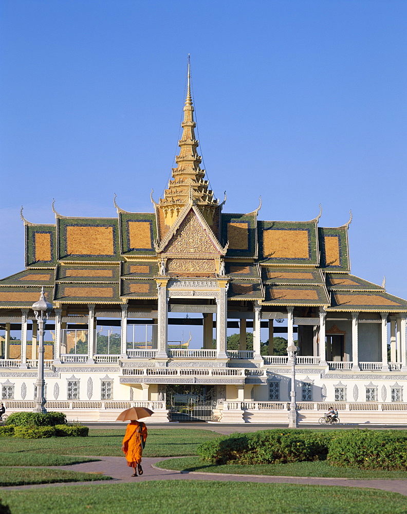 Chan Chaya Pavilion, Royal Palace, Phnom Penh, Cambodia, Indochina, Southeast Asia, Asia