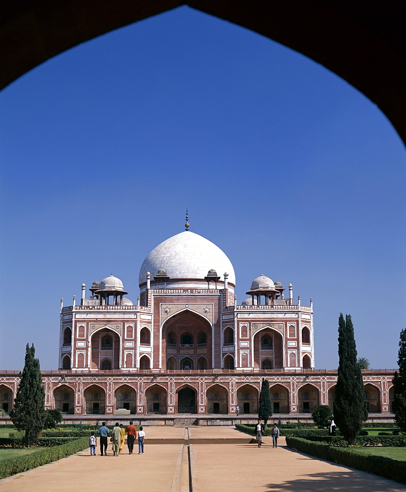 Humayans Tomb, UNESCO World Heritage Site, Delhi, India, Asia