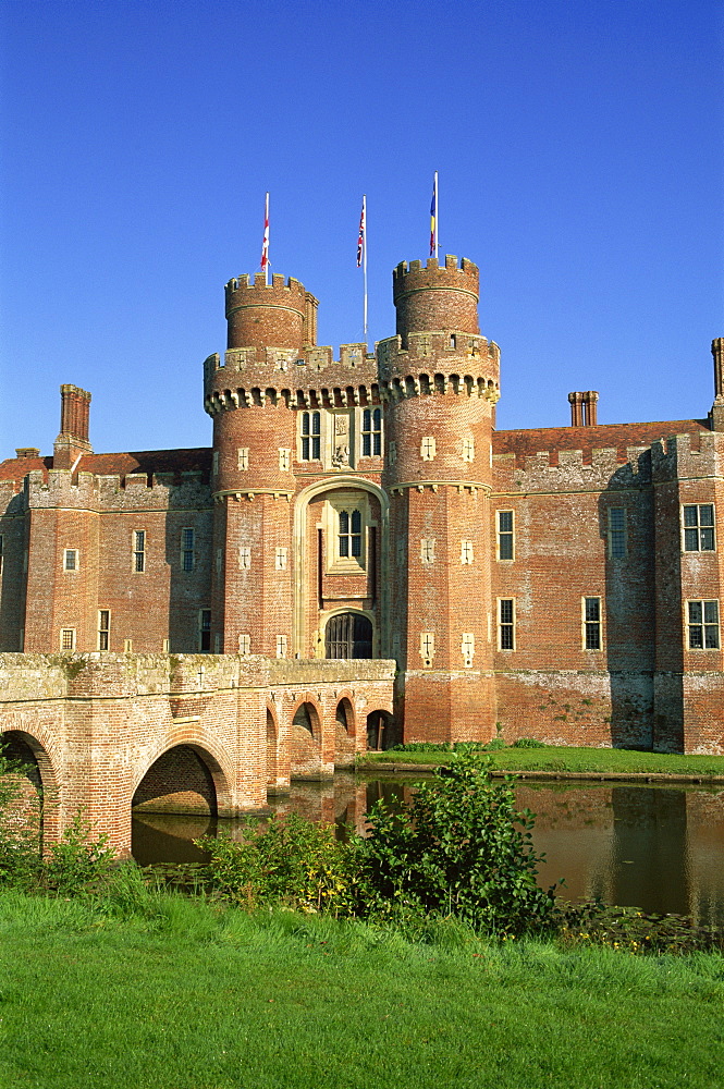 Herstmonceux Castle, East Sussex, England, United Kingdom, Europe