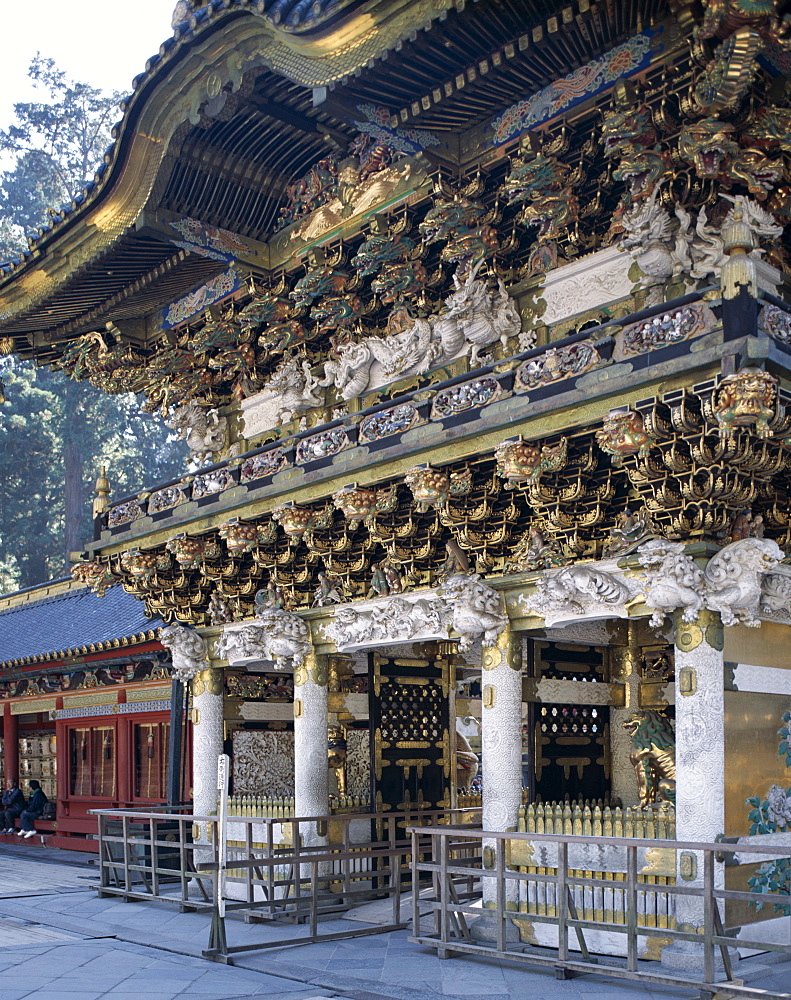 Yomeimon Gate, Toshogu  Shrine, Nikko, UNESCO World Heritage Site, Honshu, Japan, Asia