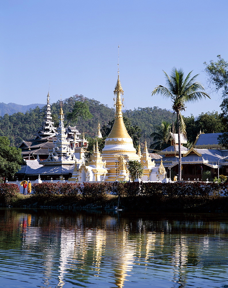 Wat Chong Kham, Mae Hong Son, Golden Triangle, Thailand, Southeast Asia, Asia