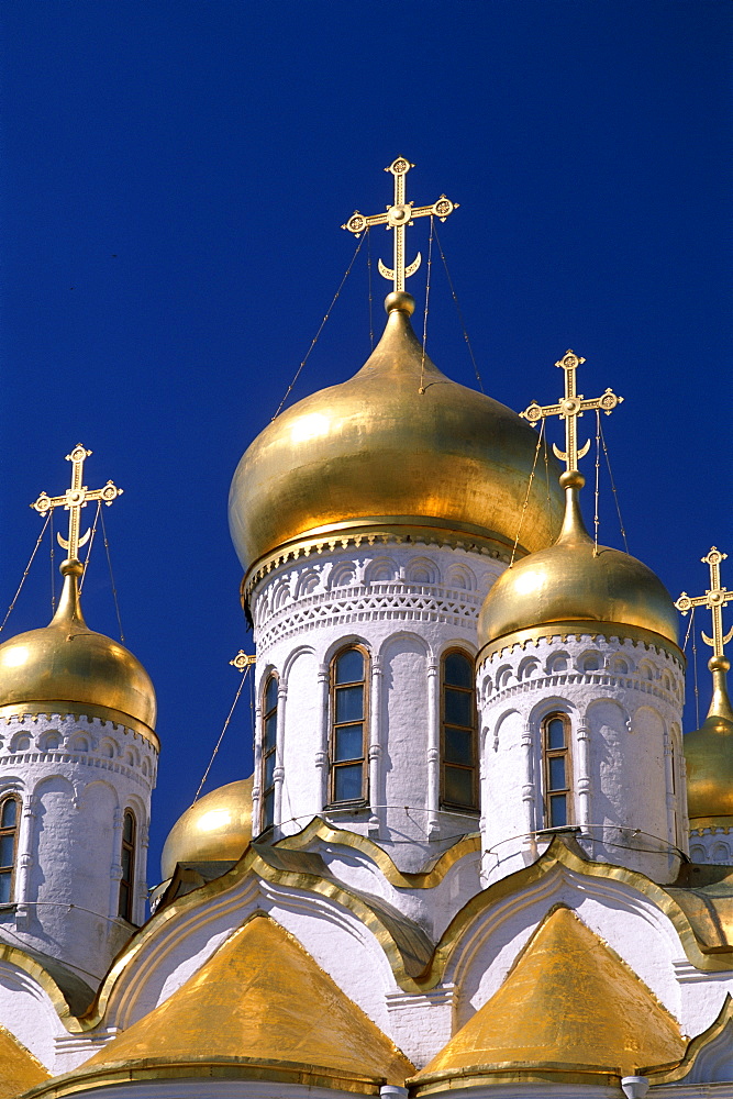 Annunciation Cathedral, Kremlin, UNESCO World Heritage Site, Moscow, Russia, Europe