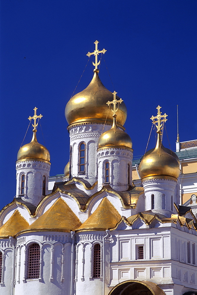 Annunciation Cathedral, Kremlin, UNESCO World Heritage Site, Moscow, Russia, Europe