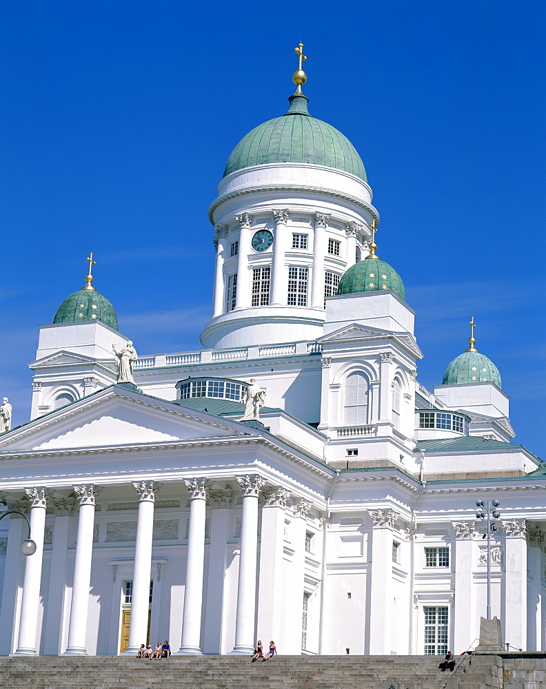 The Lutheran Cathedral, Senate Square, Helsinki, Finland, Scandinavia, Europe