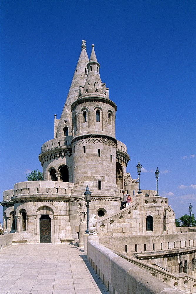 Fishermens Bastion, Buda, UNESCO World Heritage Site, Budapest, Hungary, Europe